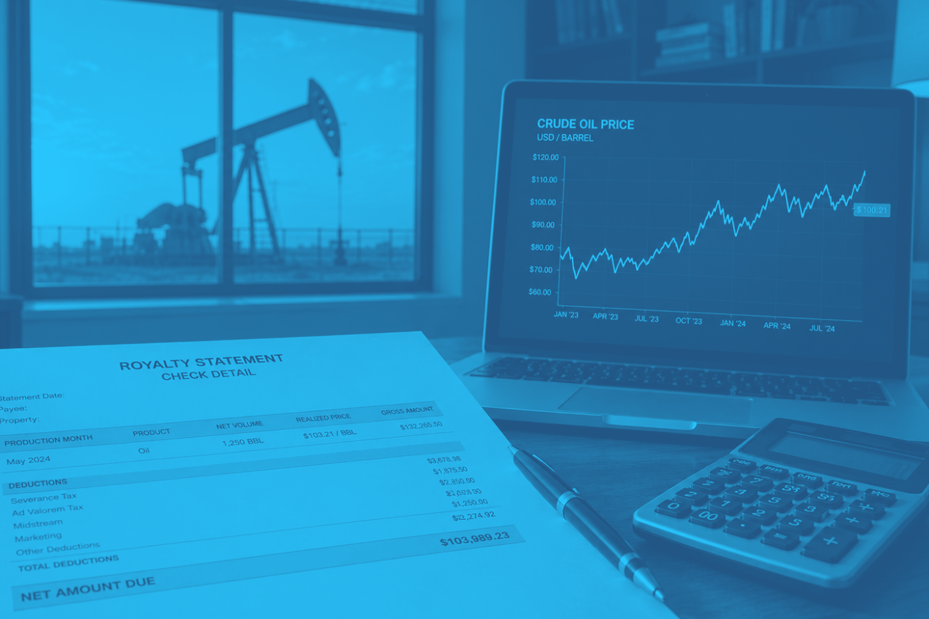 Why $100 Oil Hasn’t Hit Your Royalty Check Yet — And When It Will